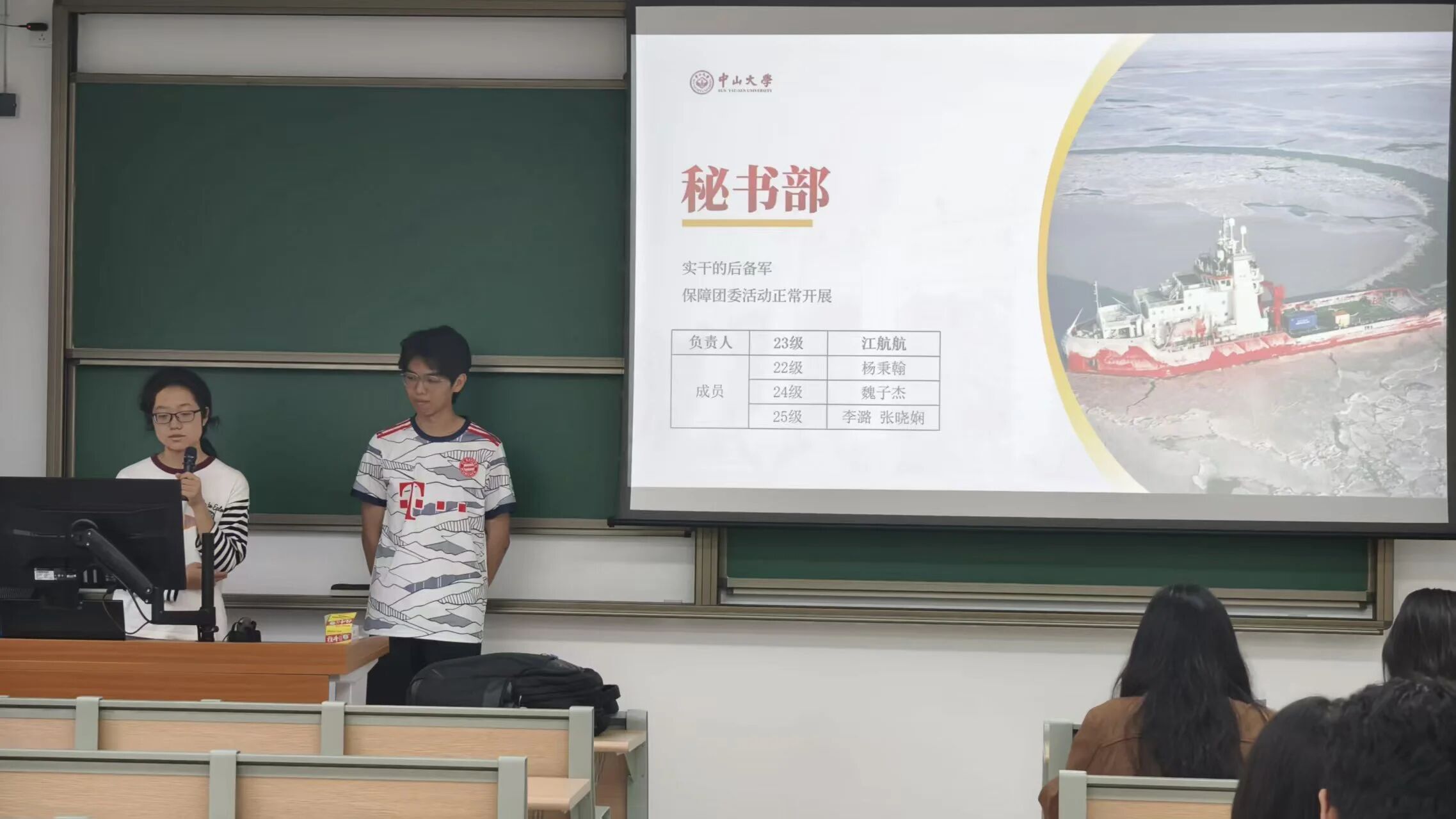 团委各部门负责人工作汇报