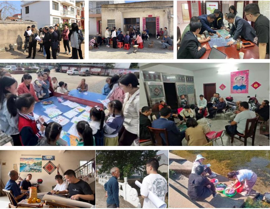 图 4 学生团队开展多轮活动和调研走访